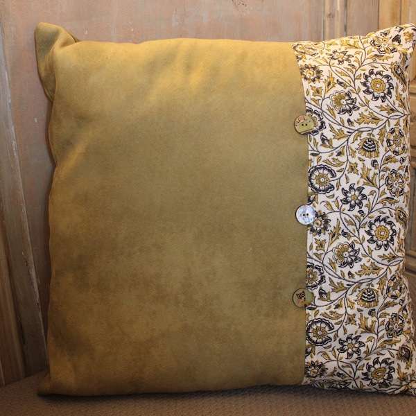 Coussin 45x45 cm décoration NUBUCK