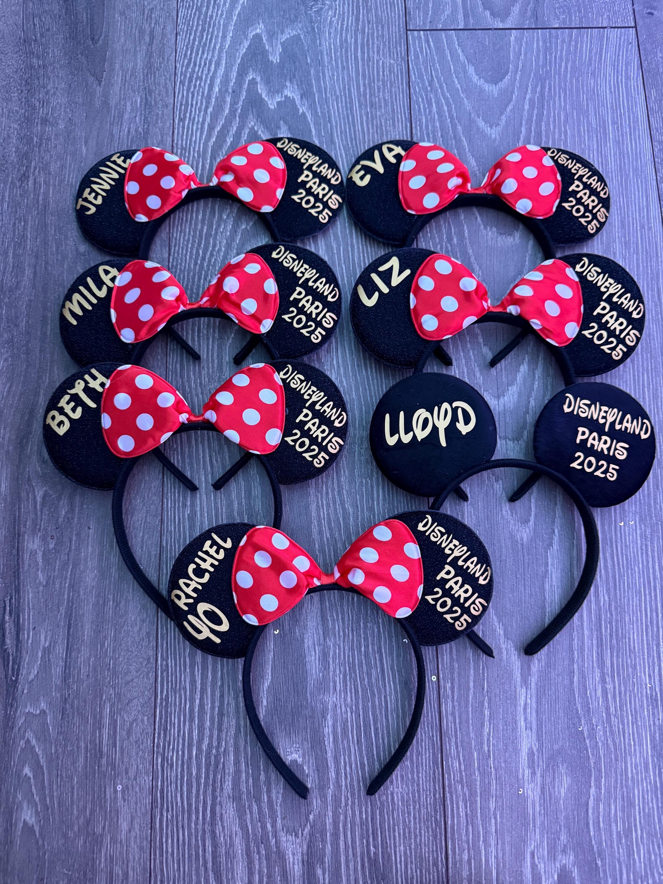 Personalised Matching Family Disney Trip Minnie Mouse Ears  display picture 2