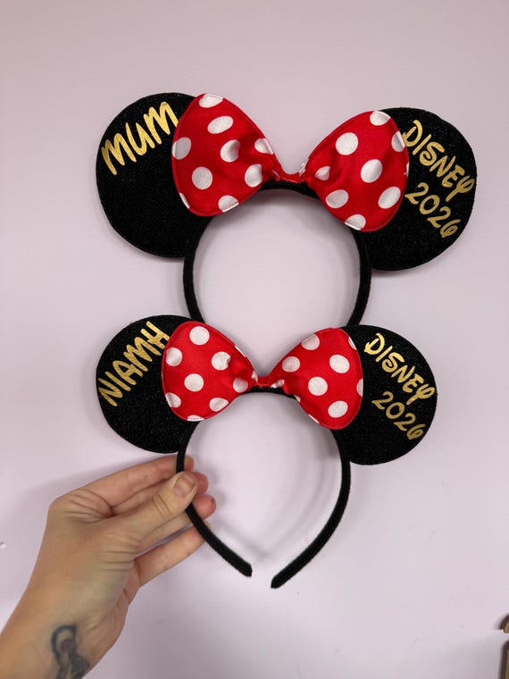 Personalised Matching Family Disney Trip Minnie Mouse Ears  display picture 1
