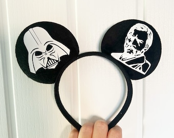 Gepersonaliseerde Disney Star Wars Trip Minnie Mickey Mouse Oren Hoofdband Boog Karakter Jongens Meisjes Hoed Onthulling