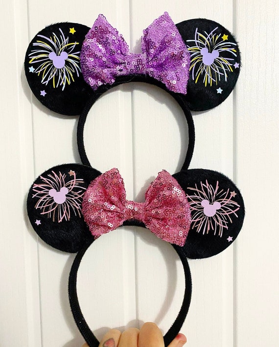 Disney Trip Firework Castle Minnie Mouse Ears Mickey Bow Any  display picture 3