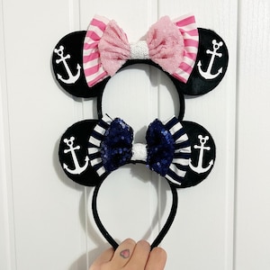Disney Cruise ship Minnie Mouse Ears Mickey matching family Anchor
