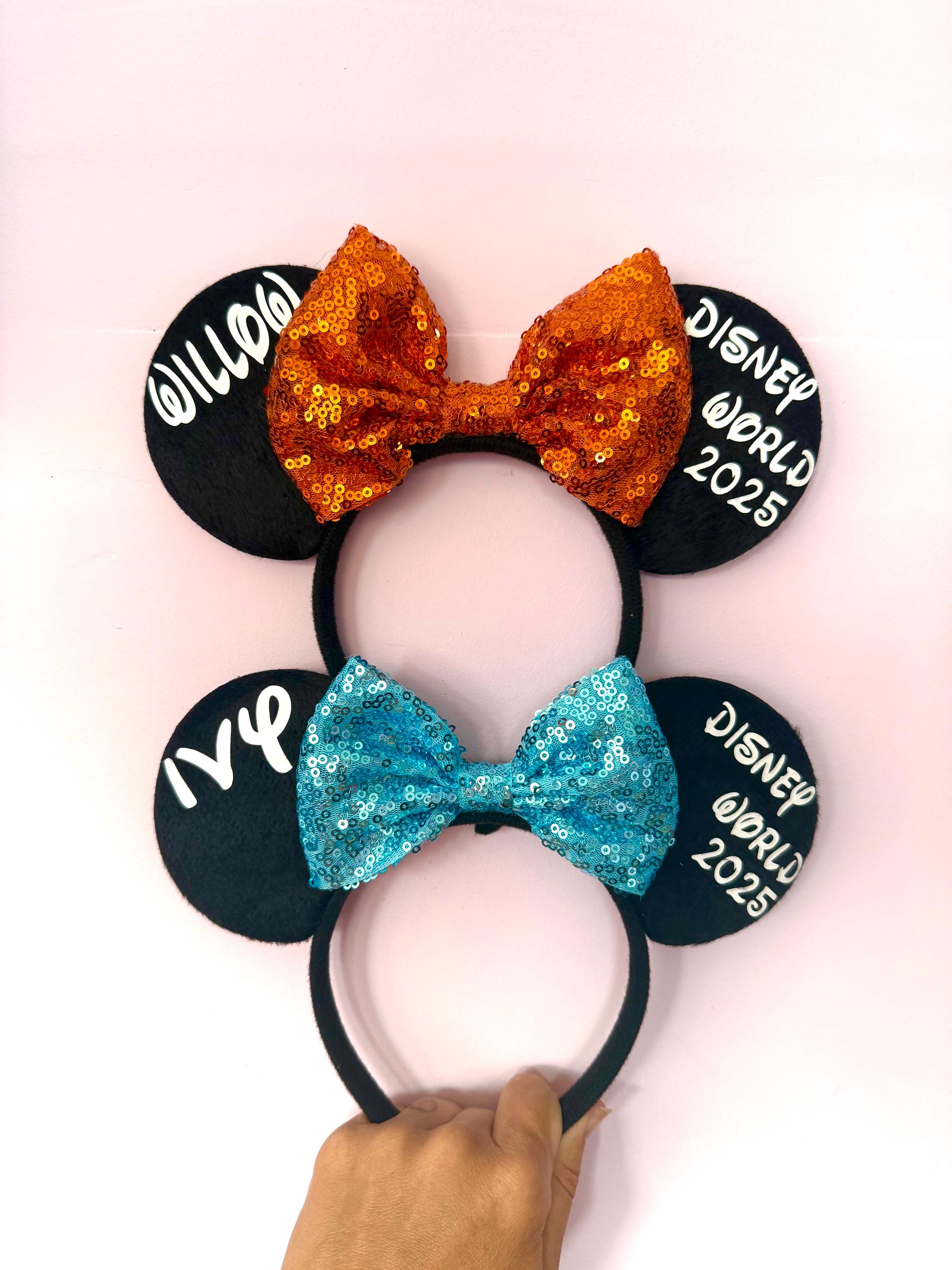 Personalised Matching Family Disney Trip Minnie Mouse Ears 