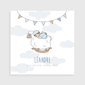 Customizable Batch Birth - Rocking Sheep (from 0.95eu/unit)