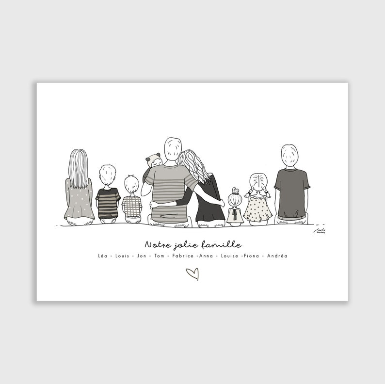 Customizable xxl family portrait image 3