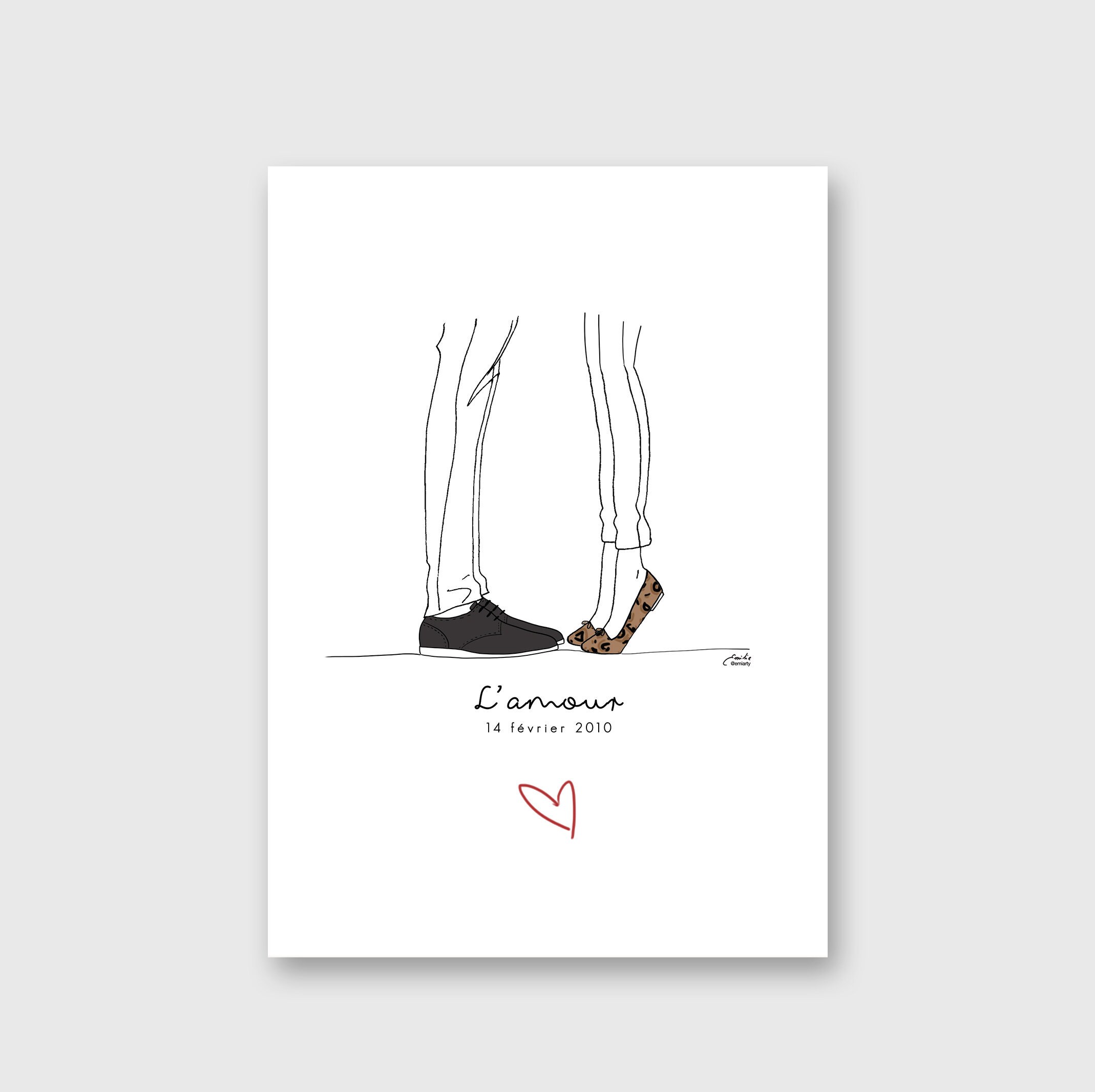 Affiche A5 Saint Valentin