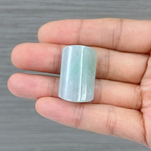 Rectangle Jadeite Pendant, Smooth Blank Jade Pendant, 平安無事牌, Natural Grade A Jade, Untreated Genuine Burma Jadeite, Fei Cui Jewelry