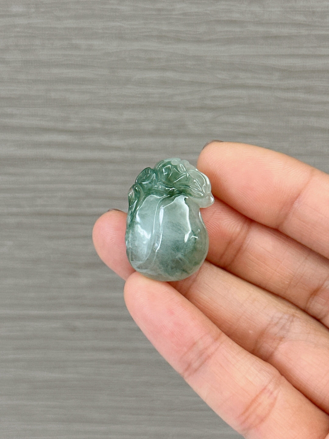 Burmese Jadeite Money Bag Pendant: Hand Carved Grade A Jade Necklace - Etsy
