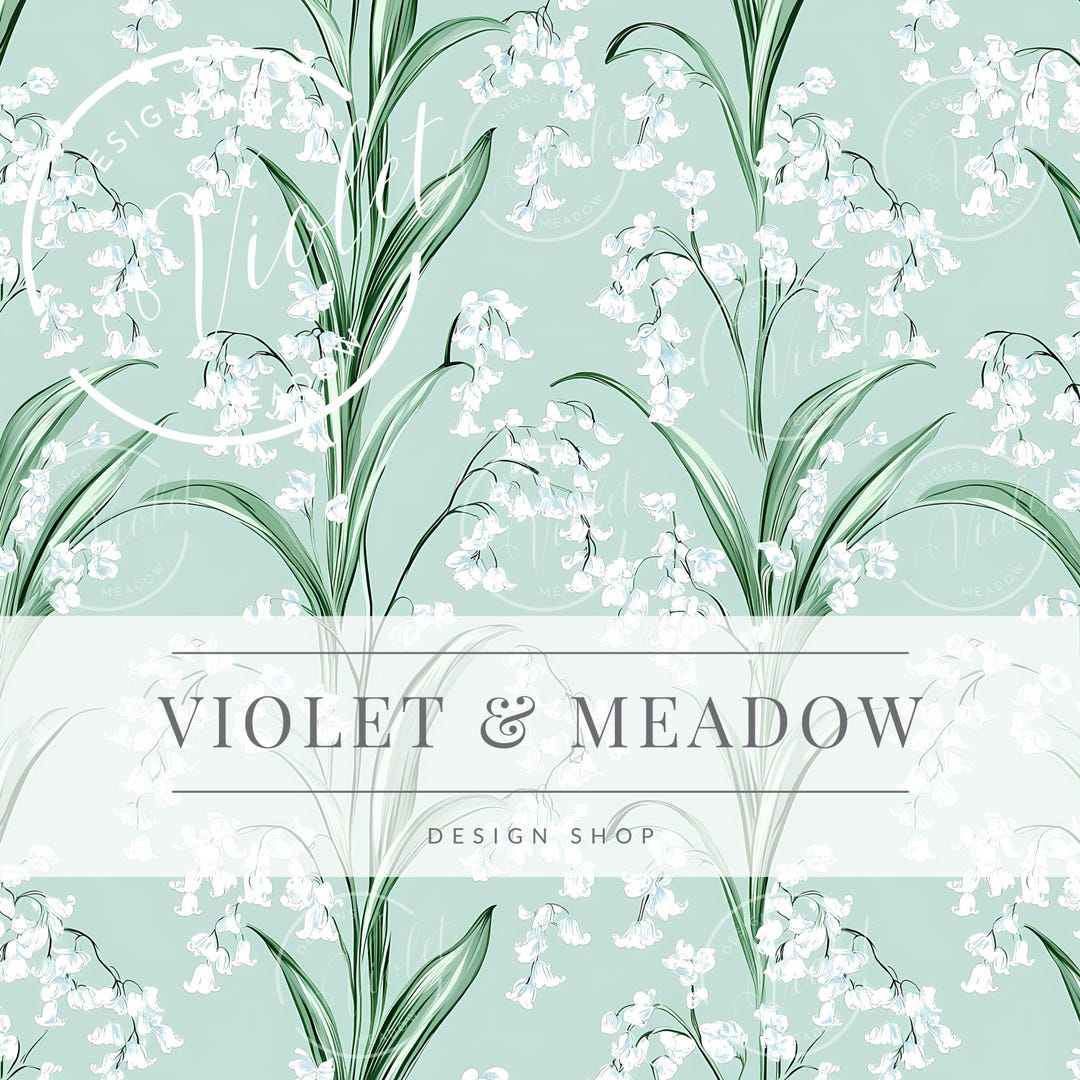 Lilly of the Valley | Flower | Cute Seamless Repeat Pattern ...