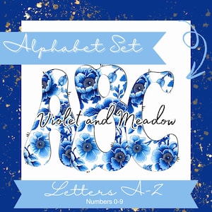 Letras de garabatos de chinoiserie, conjunto de diseño floral asiático tradicional, clipart vintage, elementos decorativos orientales PNG