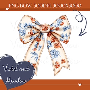 Coquette Boho Bow PNG, Ribbon Bow Watercolor PNG, Girly Sublimation Digital Download, Vintage boho Bow png, Bow PNG, Watercolor Bow png