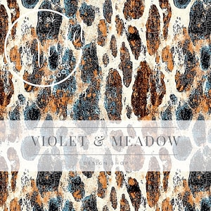 Animal Print Pattern | Leopard Seamless | Seamless Repeat Pattern| Backgrounds Printable Paper| Decorative Paper| Leopard Print