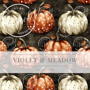 Fall pumpkins | Seamless | Instant Download | Printable Digital Paper | Fall pattern | Sublimation | Repeating Pattern | Autumn pattern