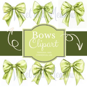 Green pastel coquette ribbon bow watercolor PNG, green bow PNG, coquette png, soft girl PNG, ribbon png, cute png, light green bow