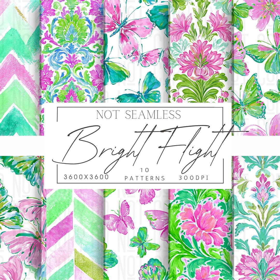 Floral Digital Paper - Paisley Paper - Butterflies Paper Patterns ...