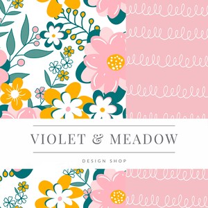 Seamless flowers, flower surface pattern, surface desing, sewing pattern, seamless repeating flowers, scrapbook paper, junk journal paper
