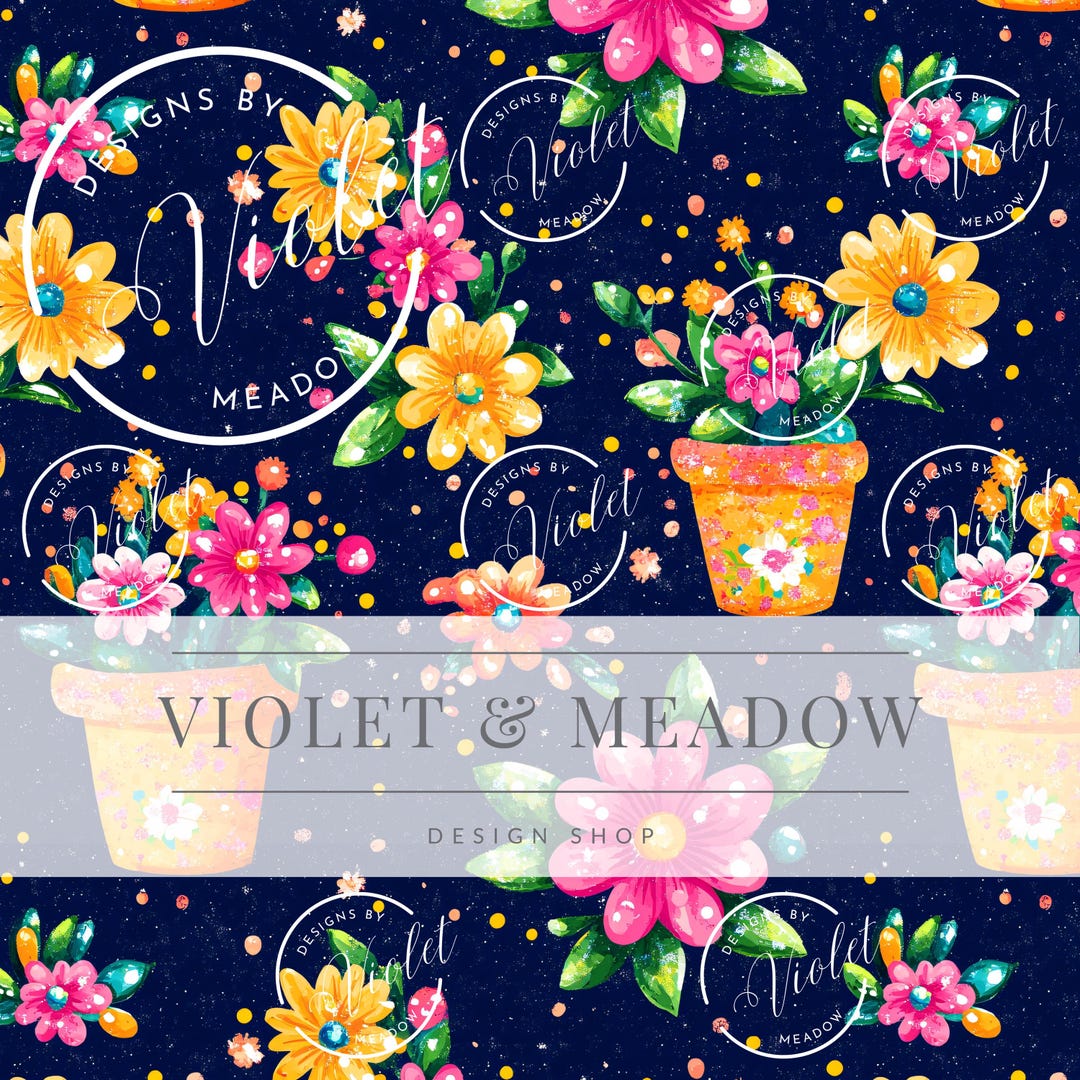 Spring Flowers Pattern | Wildflowers Flowers | Seamless Repeat Pattern ...