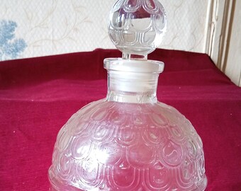 Empty Guerlain bee bottle (Eau de Cologne - Perfume), Transparent glass Height: 23 cm, Capacity 1000 ml (1 liter)