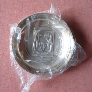 B2M Dumont d&#39;Urville Marine Nationale Medal on silver metal cup F.I.A. Lyon Dardilly new state in packaging