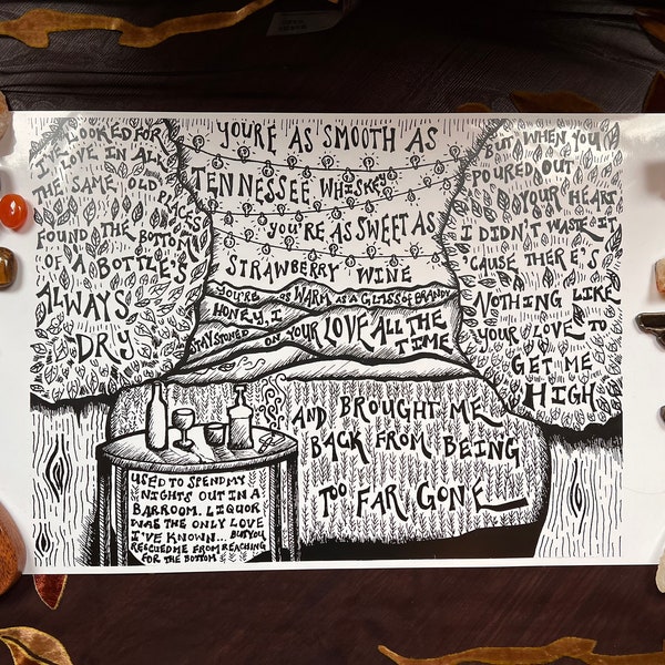 Chris Stapleton - Millionaire - Song Lyric Art Poster (UNFRAMED) - A4 Chris Stapleton - Millionaire - Song Lyric Art Poster (UNFRAMED) - A4