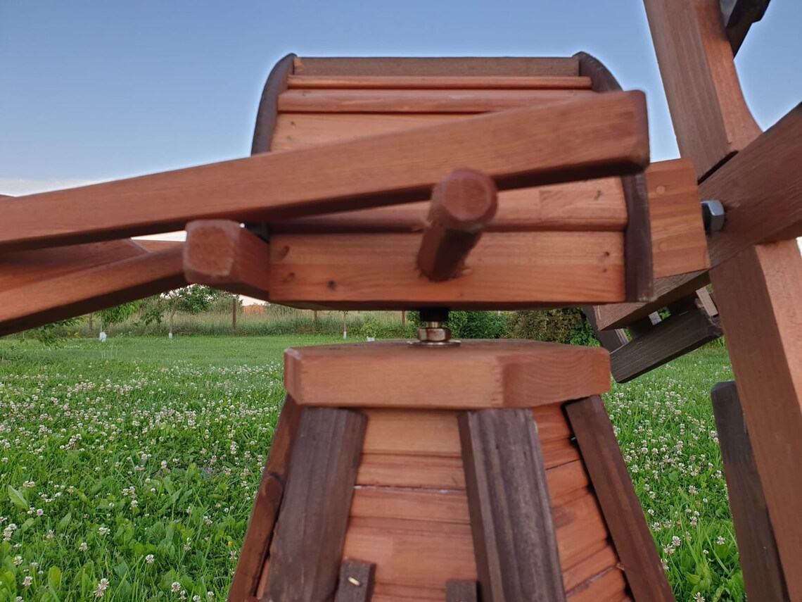 Wooden Windmill. Garden Decor Etsy