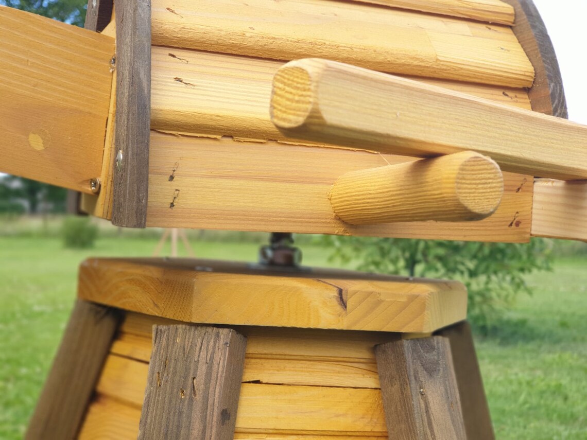 Wooden Windmill. Garden Decor Etsy UK