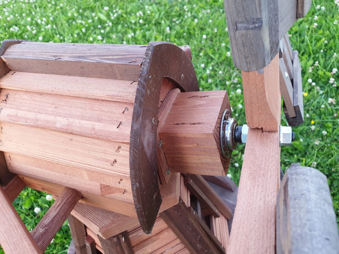Wooden Windmill. Garden Decor Etsy