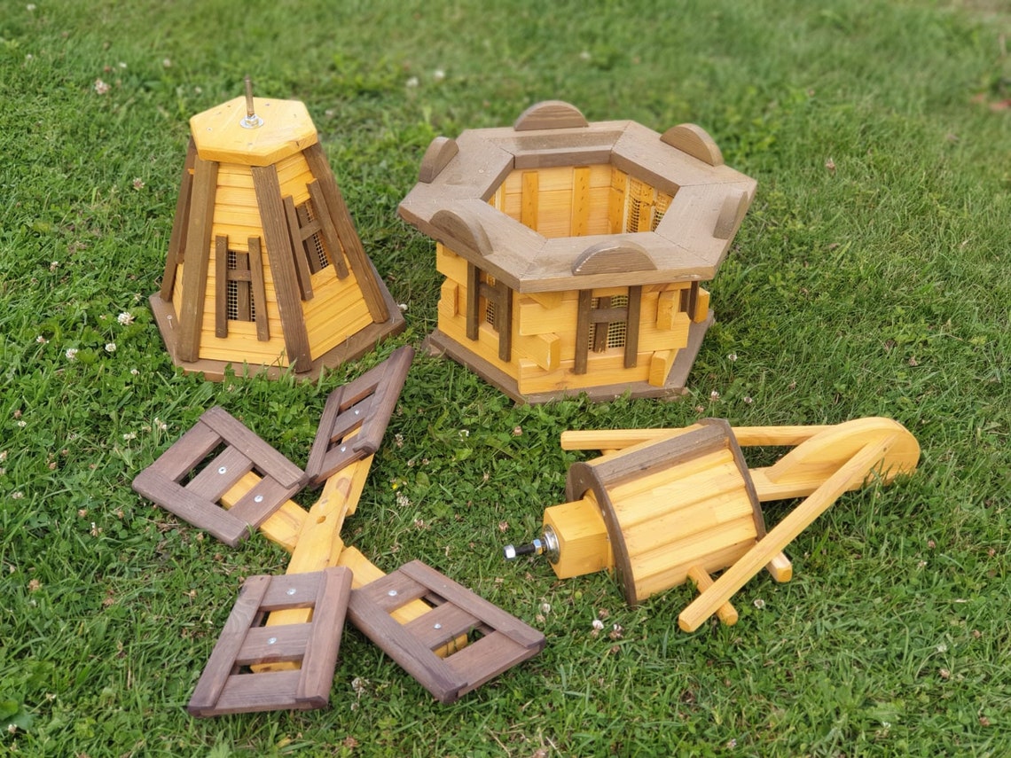 Wooden Windmill. Garden Decor Etsy UK