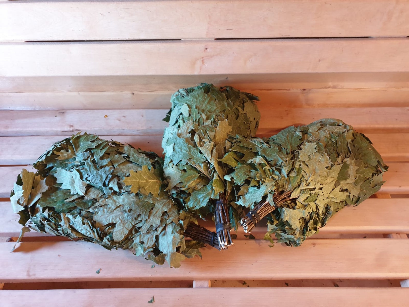 Set of 30 Canadian Oak Sauna Broom Natural Tree Leaves Twigs Etsy UK