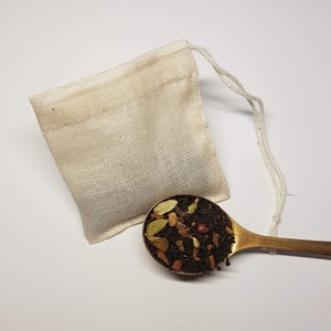 100 sachets, [100% papier], Sachet de thé à remplir avec cordon filtres  pour infusion avec ficelles en papier