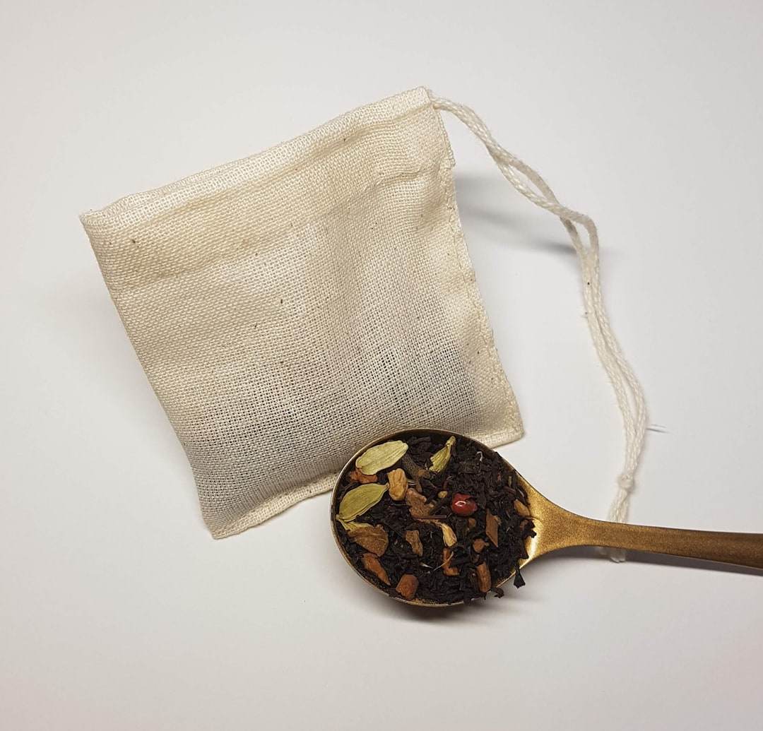 Reusable 100 Cotton Handsewn Tea Bag Sets Etsy