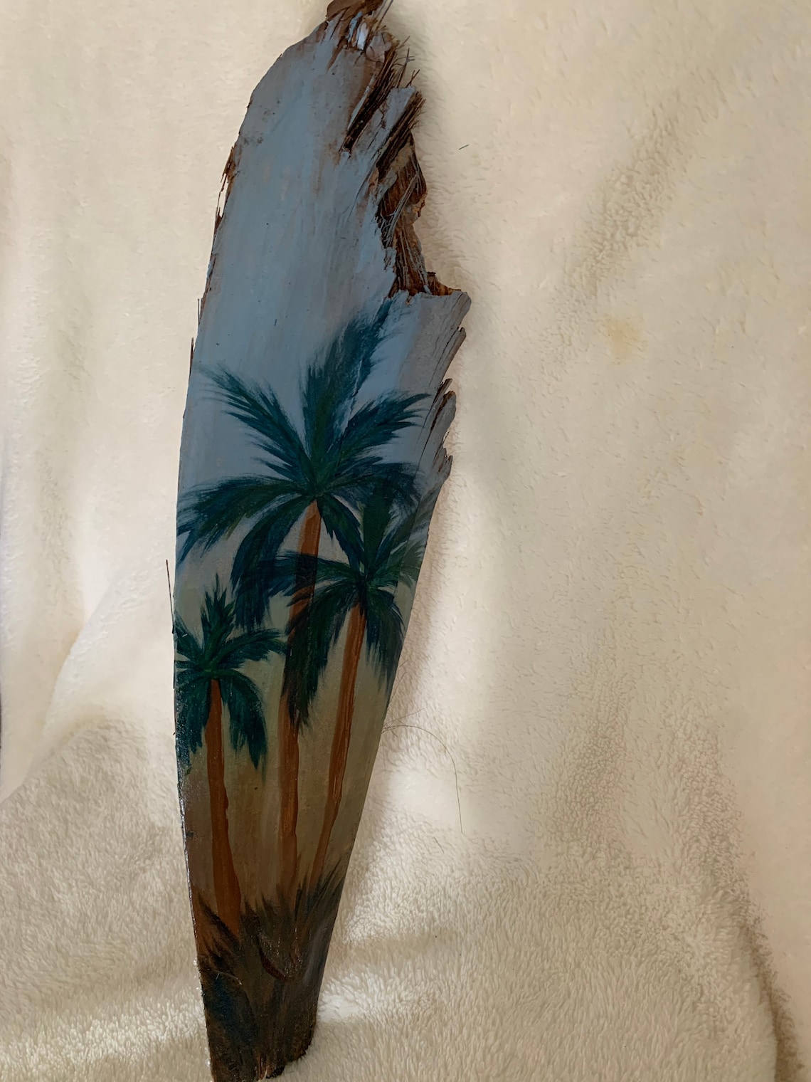 Hand painted palm fronds Etsy