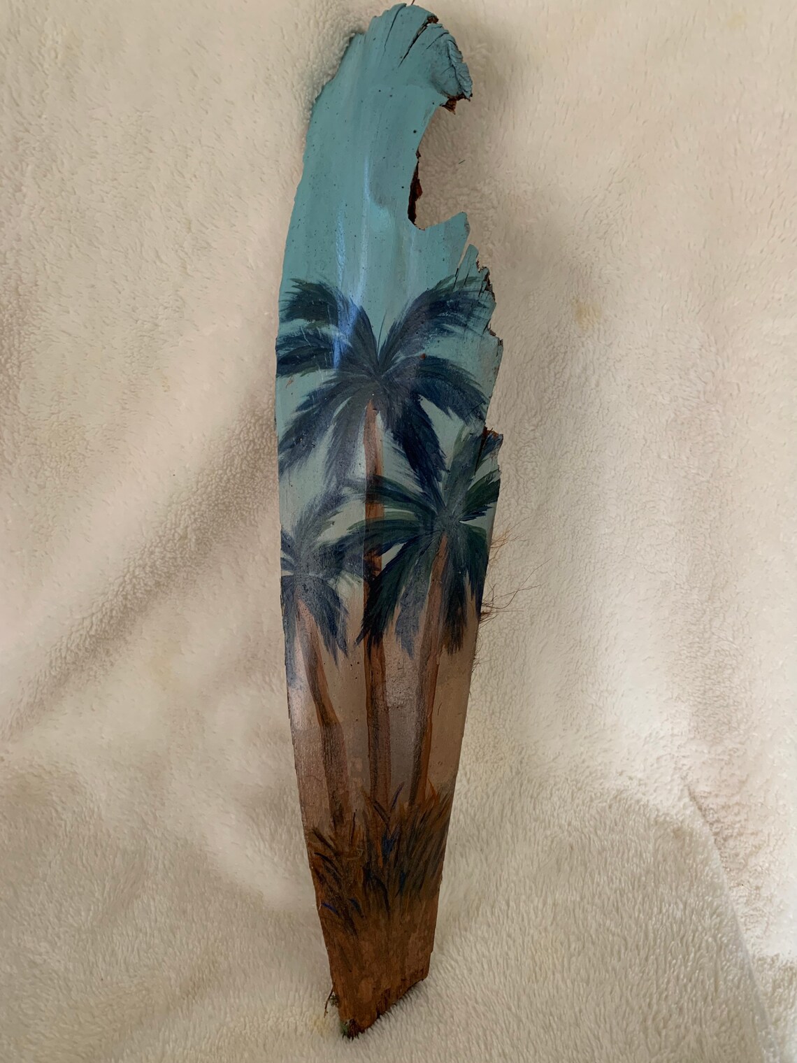 Hand painted palm fronds Etsy