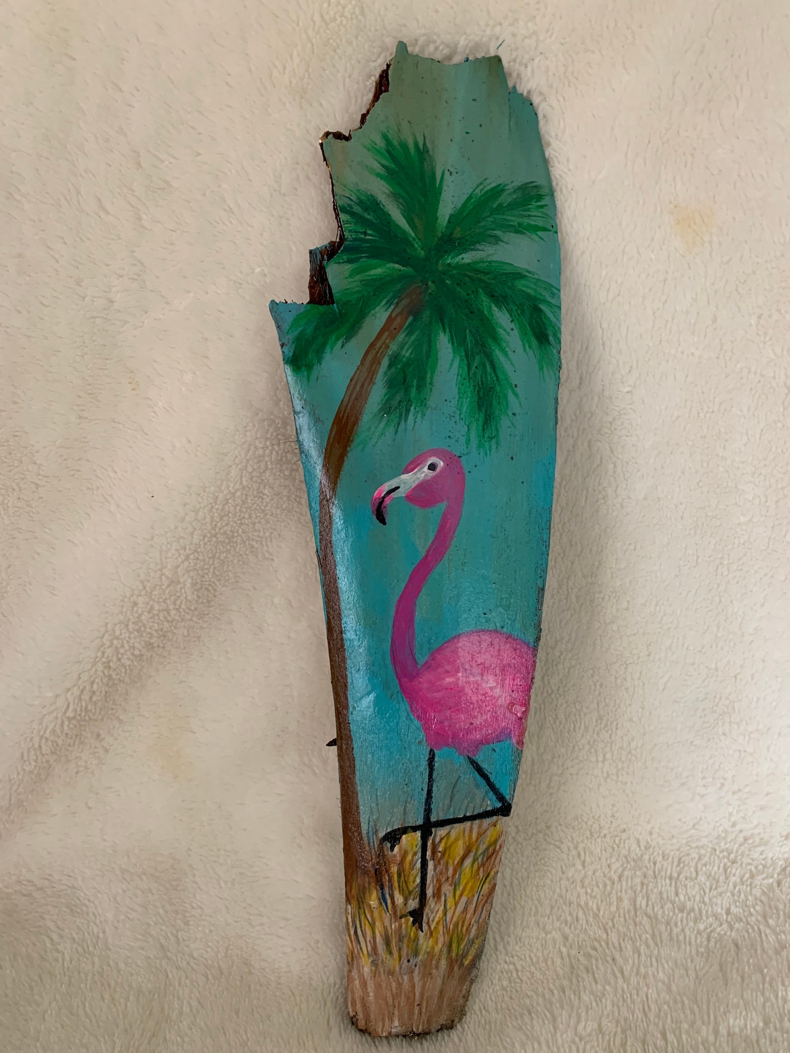 Hand painted palm fronds Etsy