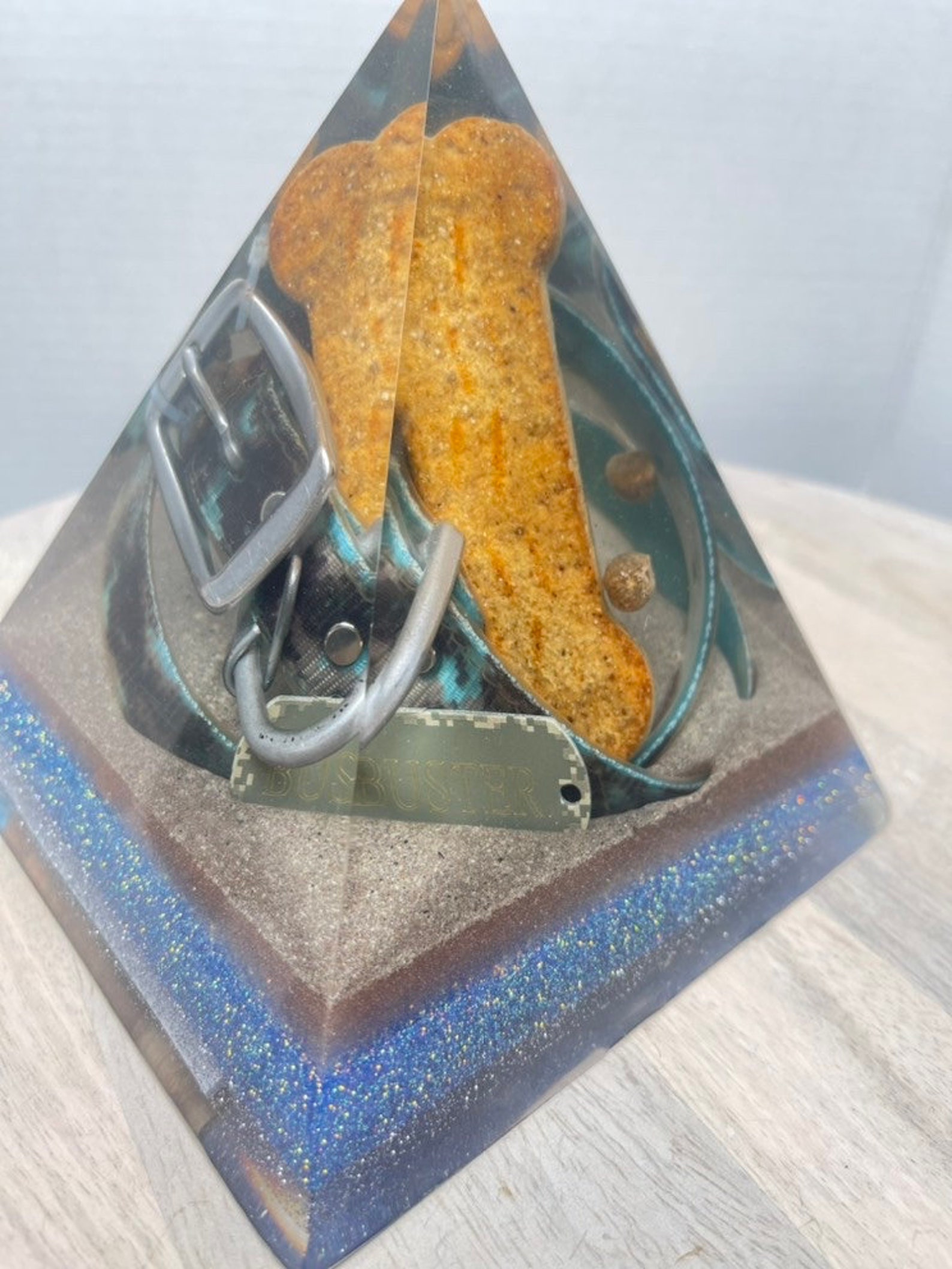 Memorial Pyramid. Dog Memorial. Custom Pyramid. Custom Resin Etsy