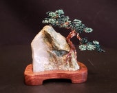 Copper Bonsai on Tourmaline