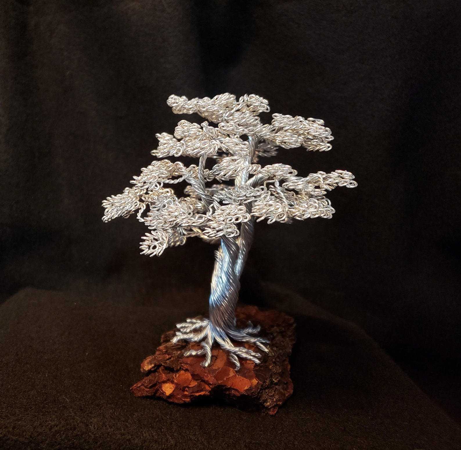 Silver Maple Bonsai Wire Tree Etsy