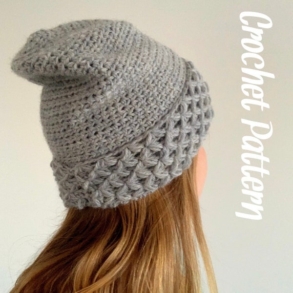 Winter Crochet Beanie Pattern// Wonderland Hat// Size Inclusive Crochet// Squishy Texture Crochet// Baby Child Adult Hat