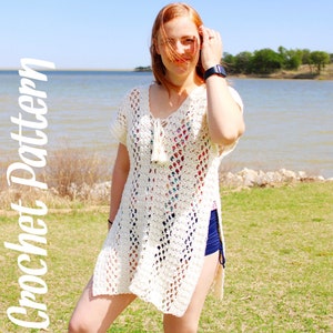 Süße Erbsen Cover Up Häkelanleitung // Häkelanleitung für Swim Cover Up // Frühling Sommer Häkelanleitung