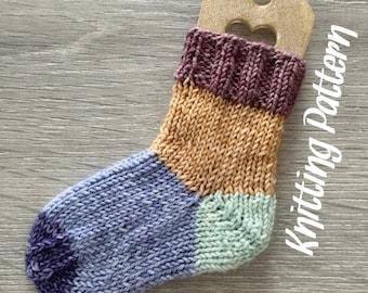 Basic Family Socks//Cuff Down Short Row Socks//Adult and Baby Sock Patterns//Sock Geometry Basic Socks//Beginner Sock Pattern