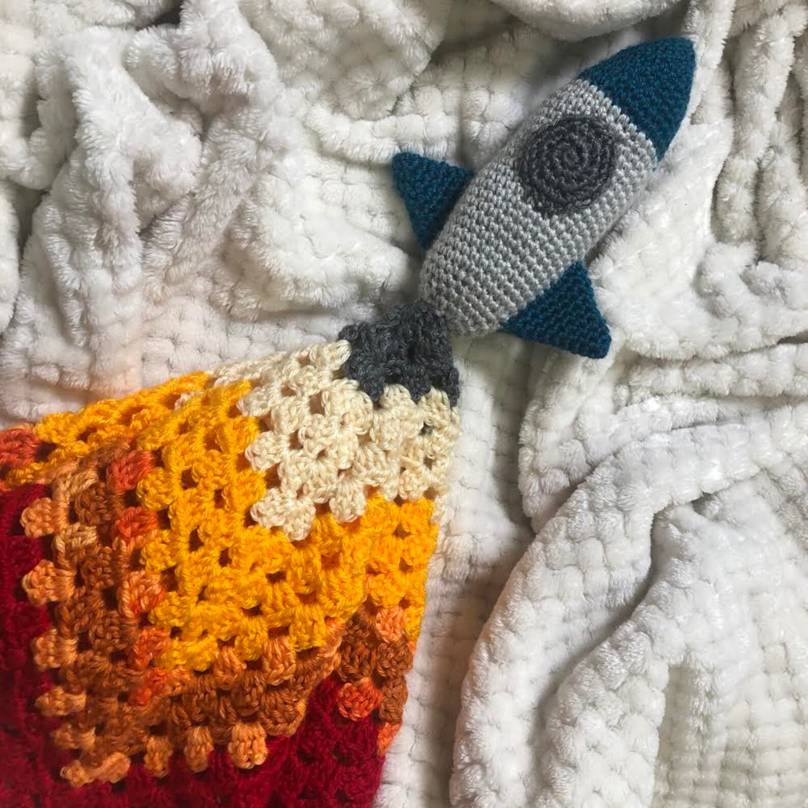 Rocketship Lovey Crochet Pattern//rocketship Amigurumi//baby - Etsy