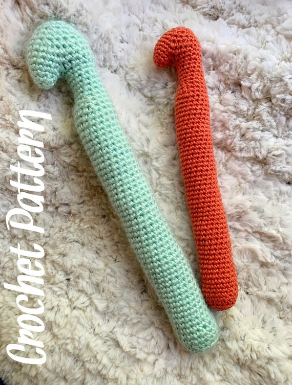 5pcs/set Colorful Flower Pattern Jumbo Crochet Hooks