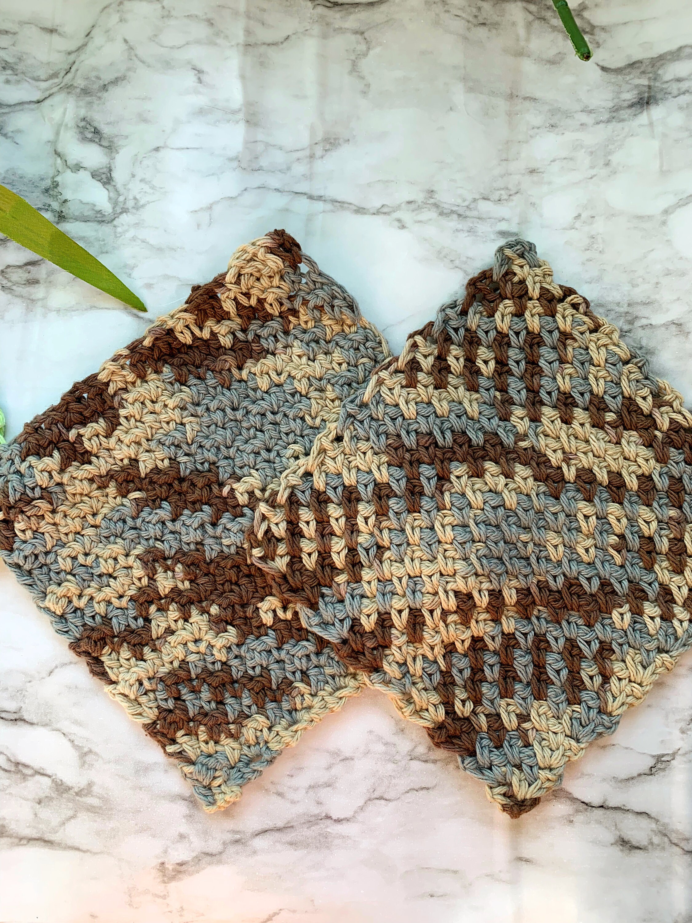 Dishcloth Crochet Pattern// Beginner Corner to Corner Crochet Etsy