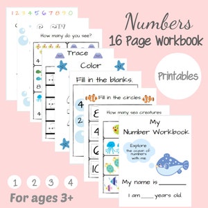 Planilhas numéricas | Apostila pré-escolar | Imprimíveis do jardim de infância | Imprimíveis pré-escolares | Fichas de atividades | Folhas de atividade infantil |