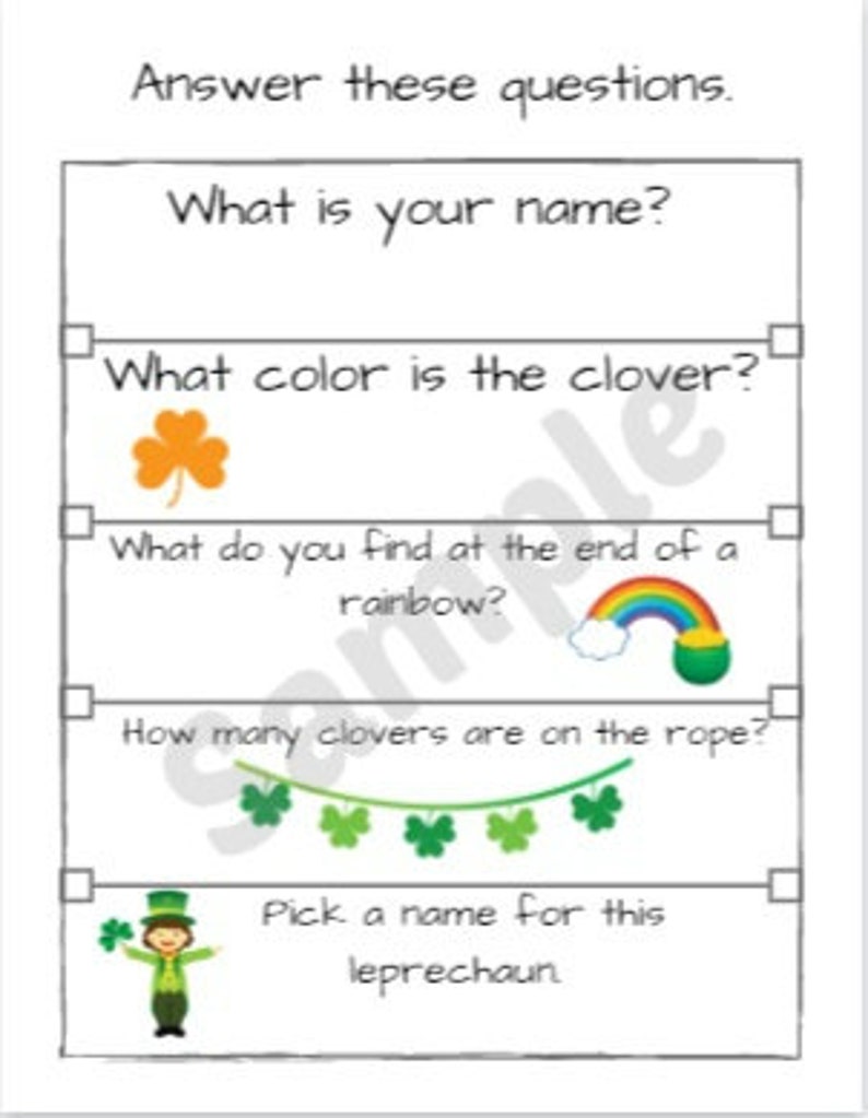 St Printables Activity Pages St Patrick/'s Day Activities Kindergarten Worksheets Patrick/'s Day Printables Preschool Worksheets