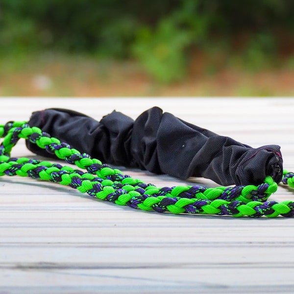 Canicross dog leash - bungee leash - paracord- Hands-free