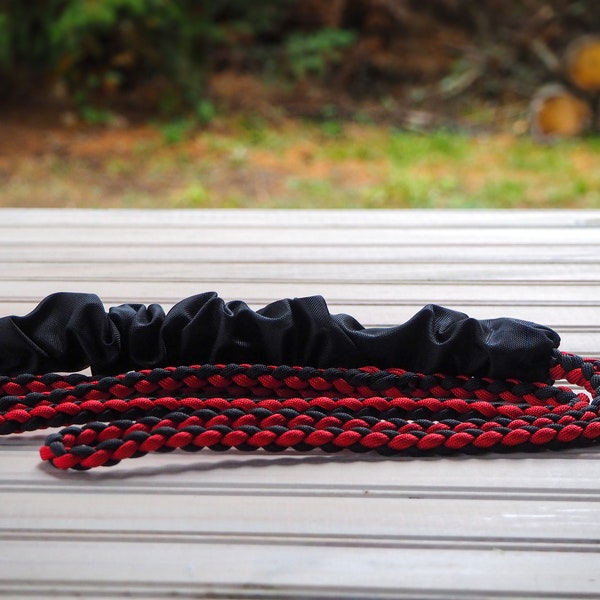 Canicross dog leash - bungee leash - paracord - Hands-free