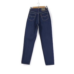 Vintage Levis 504 Jeans Blue Denim Straight High Waist Men Women Levi's  Size W31 W32 L32 31 32 X 32 