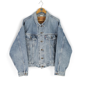 ジャケット・アウター Levi's denim jacket 70598 90s リーバイス 70598 ブラックデニムGジャン デニムジャケット L