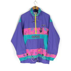 Rare Vintage ADIDAS Ventex Surf Pink Purple Anorak Windbreaker